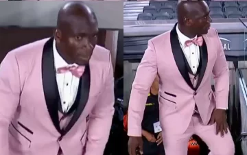 El excéntrico look del DT del Barcelona Segundo Castillo: eligió un smoking rosa para visitar a River El excéntrico look del DT del Barcelona Segundo Castillo: eligió un smoking rosa para visitar a River