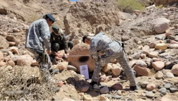Hallan en Angualasto elementos arqueológicos utilizados por pueblos originarios Hallan en Angualasto elementos arqueológicos utilizados por pueblos originarios