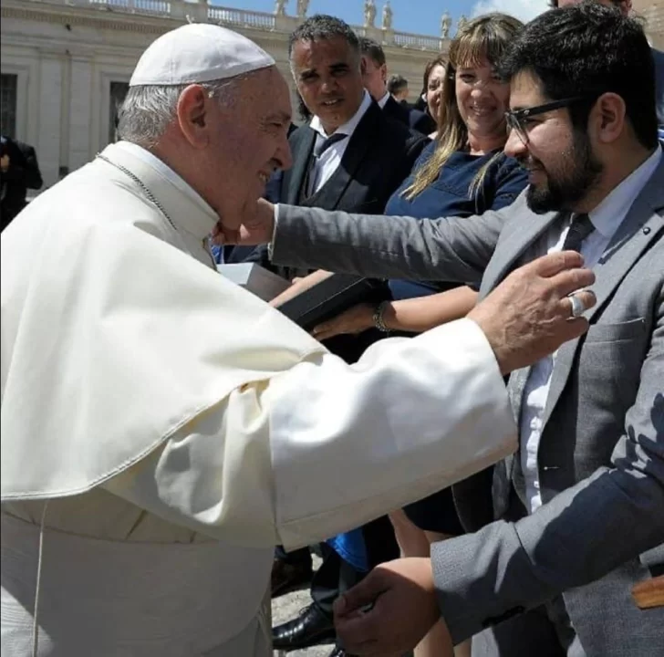 La intimidad de los encuentros con Francisco de uno de los sanjuaninos que más lo visitó