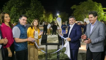 Inauguraron obras de remodelación de Plaza Italia