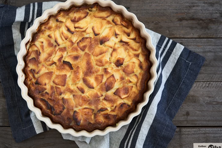 Receta para preparar la más rica tarta casera de manzana