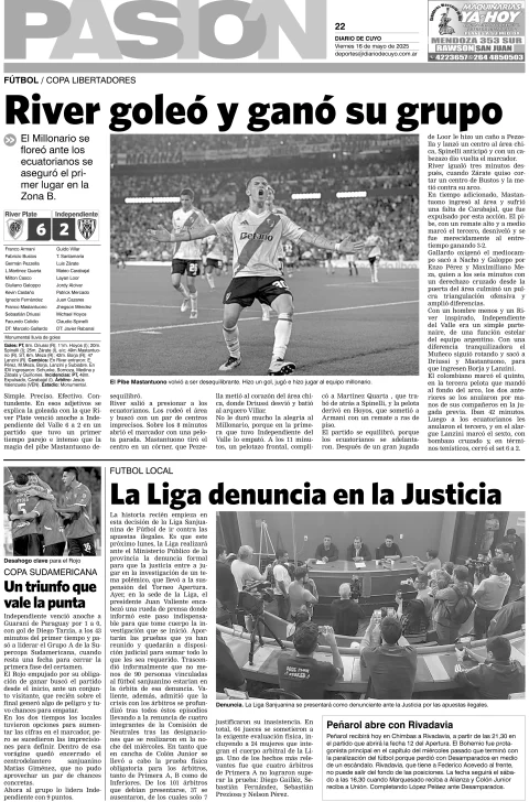 Tapa Pasión 16 de Mayo de 2025