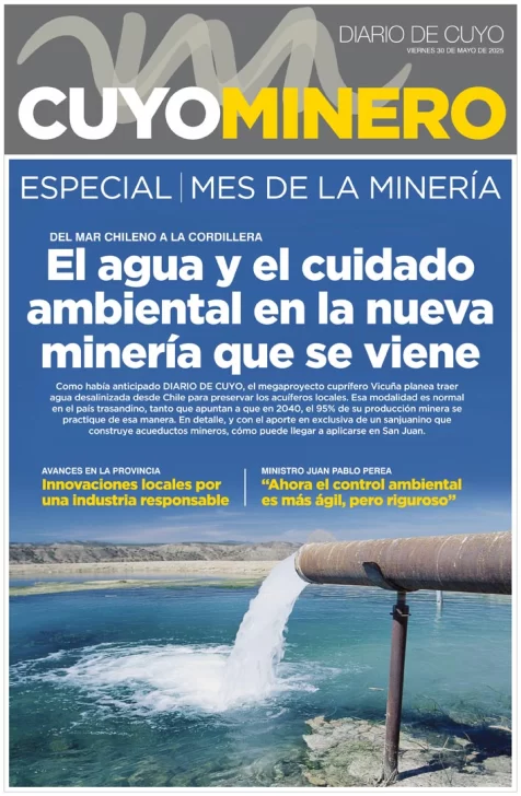 Cuyo Minero: mirá el suplemento especial por el Mes de la Minería, página por página y a todo color