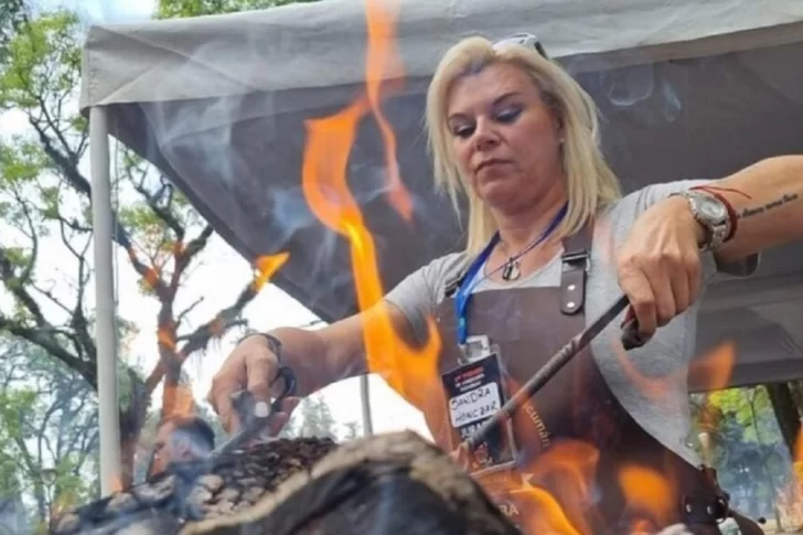 Inédito: Rivadavia organizó el primer concurso cuyano de mujeres asadoras