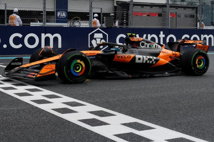 Norris, el más regular del sábado