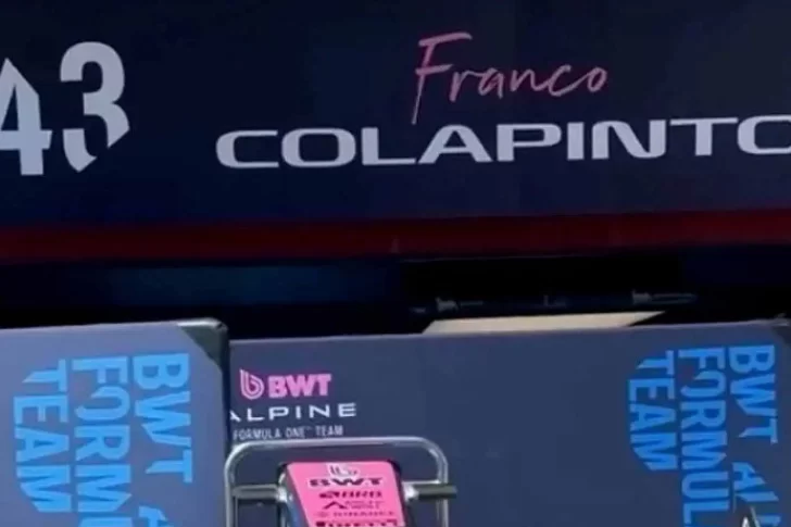 Colapinto vive su película en Imola