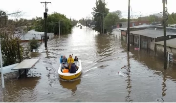 Dramática inundación en Buenos Aires