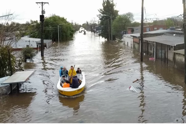 Dramática inundación en Buenos Aires