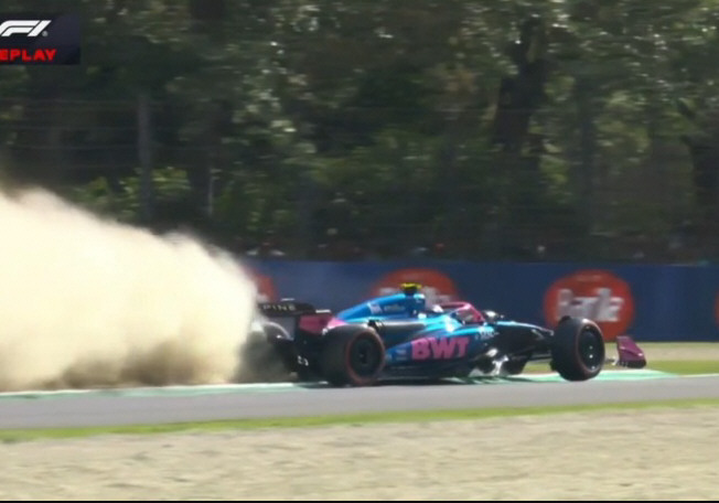 Colapinto, cal y arena en Imola