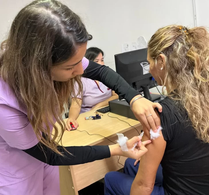 La vacunación contra la gripe en la provincia es mayor a la media nacional