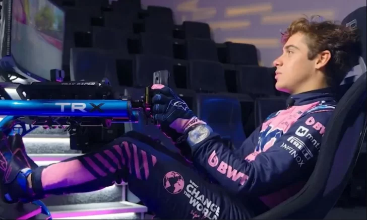 Colapinto ya empezó a correr el GP de Mónaco