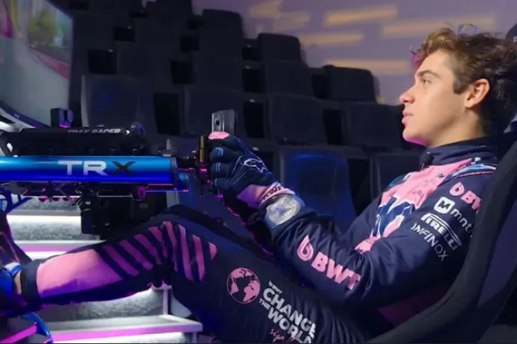 Colapinto ya empezó a correr el GP de Mónaco