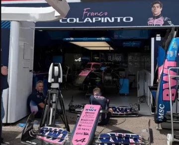 Colapinto prueba al Alpine en Montecarlo Colapinto prueba al Alpine en Montecarlo