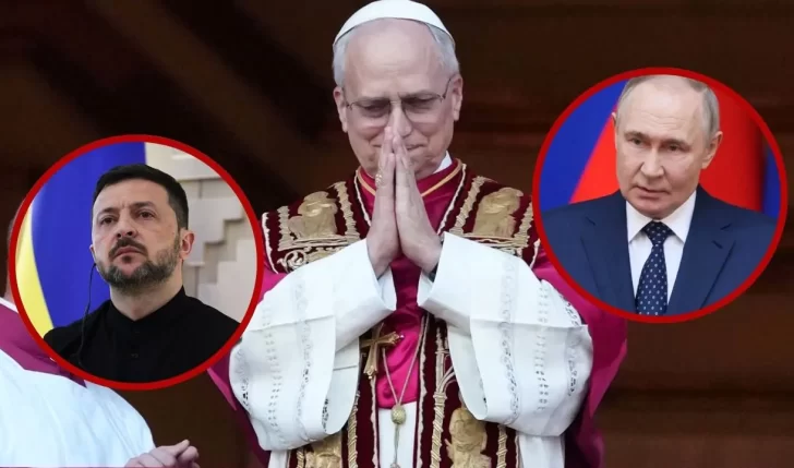 León XIV confirmó que está dispuesto a mediar por la paz entre Rusia y Ucrania