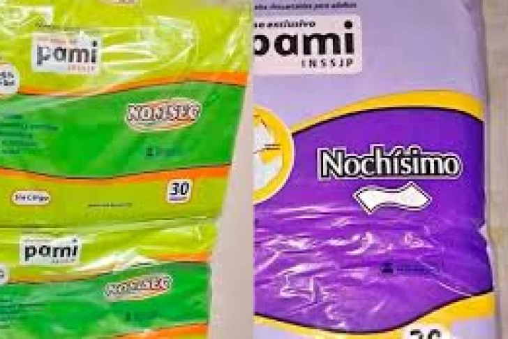 PAMI entregará a domicilio los pañales para los adultos