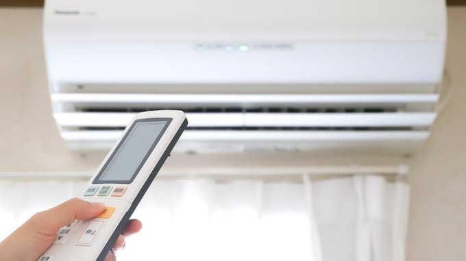 El tiempo justo para prender el aire acondicionado en invierno antes de acostarse