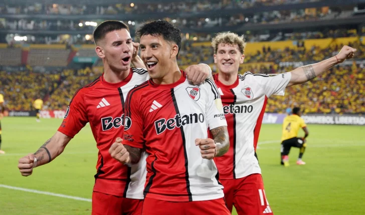 River ganó en Ecuador quedó a un paso de los octavos River ganó en Ecuador quedó a un paso de los octavos