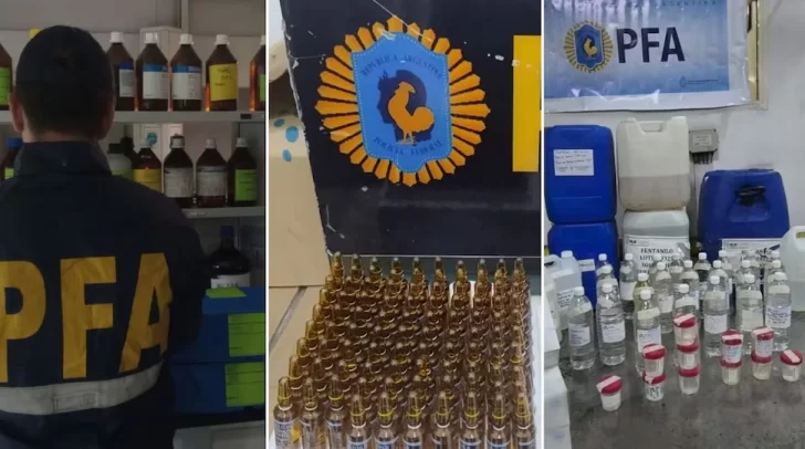 Allanan tres droguerías y dos laboratorios por el caso del fentanilo contaminado que ya causó 33 muertes