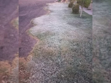 San Juan bajo cero: en Media Agua, el termómetro marcó -3.5°C este miércoles en la mañana