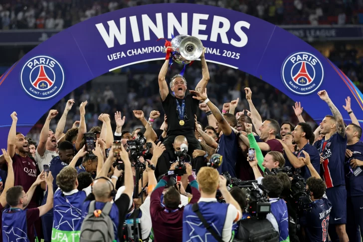 PSG campeón aplastando al Inter
