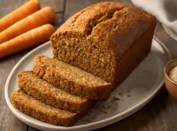 Budín de zanahoria y harina integral, una receta rápida y fácil
