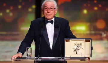 Robert De Niro recibió la Palma de Oro de Honor en Cannes y criticó a Trump