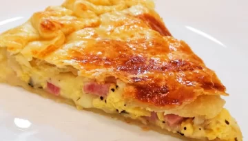 Receta de tarta de jamón y queso: cómo prepararla con solo 3 ingredientes Receta de tarta de jamón y queso: cómo prepararla con solo 3 ingredientes