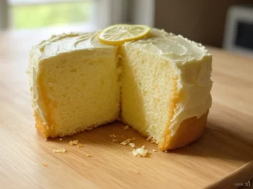 Cómo preparar una torta nube de limón: receta sin azúcar y sin harina