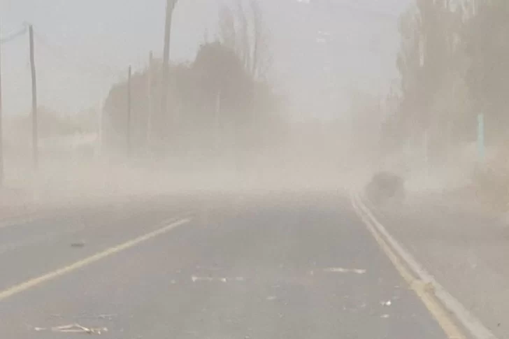 San Juan, en alerta amarilla por viento Zonda con ráfagas que alcanzarían los 75 km/h
