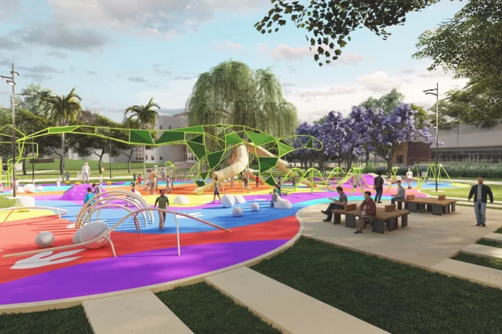 No sólo panchos: el nuevo paseo urbano tendrá feria artesanal y hasta parque de juegos