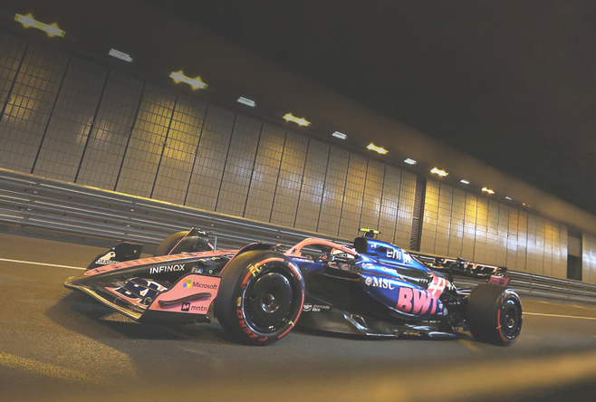 Colapinto terminó último en las pruebas libres