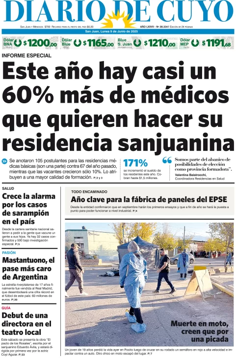 Tapa Edición 09 de Junio de 2025