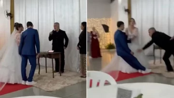 Se estaba por casar y se volvió viral tras desmayarse cuando su novia entró a la iglesia Se estaba por casar y se volvió viral tras desmayarse cuando su novia entró a la iglesia