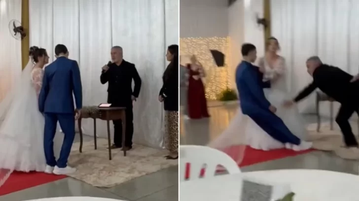 Se estaba por casar y se volvió viral tras desmayarse cuando su novia entró a la iglesia Se estaba por casar y se volvió viral tras desmayarse cuando su novia entró a la iglesia