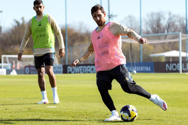 Con Messi, Argentina lista