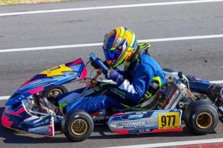 Valentino Guarnieri fue cuarto en Baradero