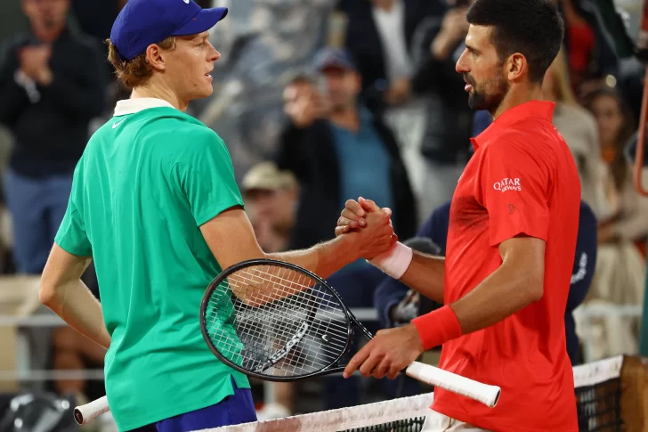 Djokovic no pudo con Sinner
