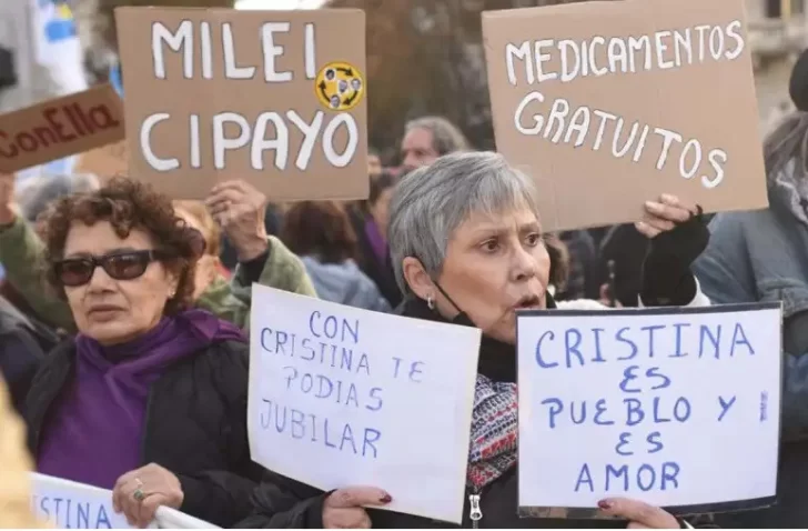 La bronca por Cristina unió la marcha con múltiples reclamos