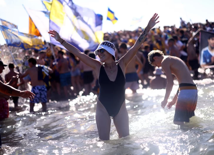 Boca tiño a Miami de azul y amarillo
