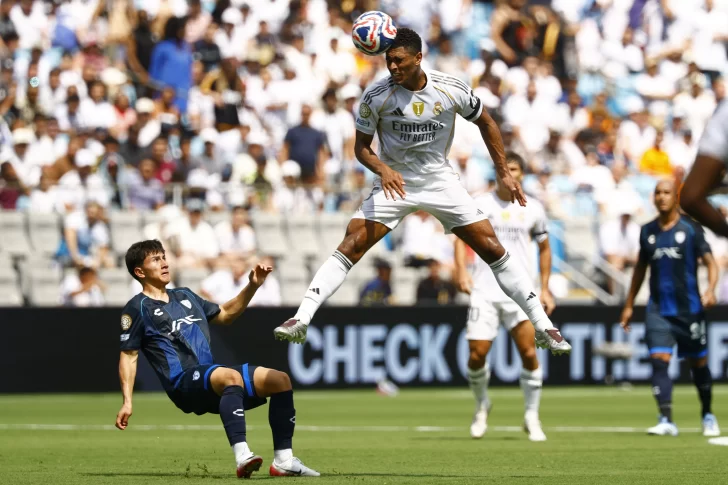 Real Madrid mostró su chapa