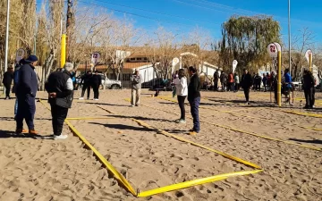 Personas mayores en competencia