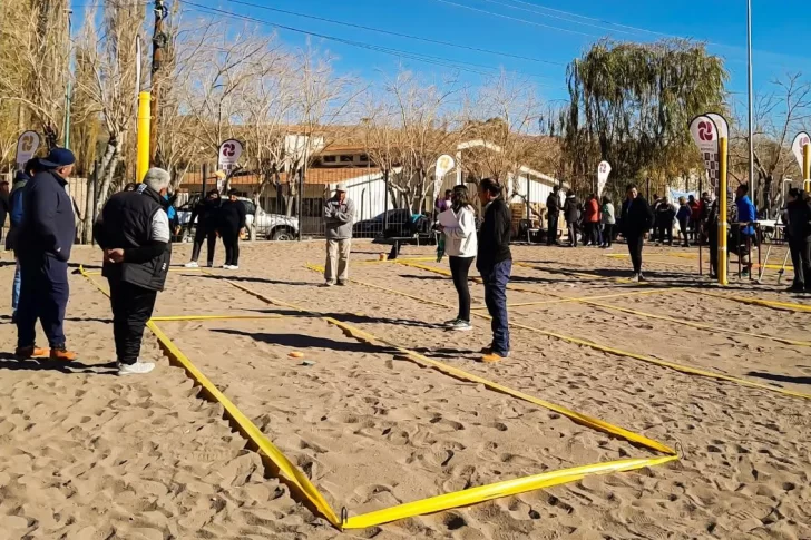 Personas mayores en competencia