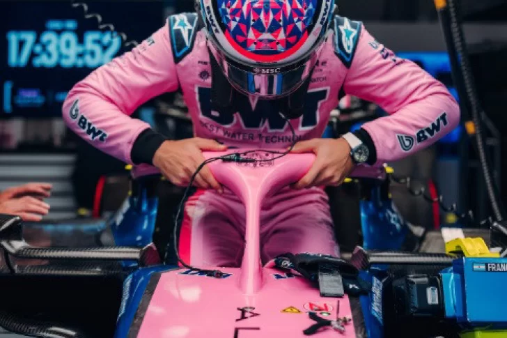 Colapinto, en séptima fila