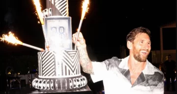 Las fotos del cumpleaños familiar de Lionel Messi y un agradecimiento a sus fanáticos