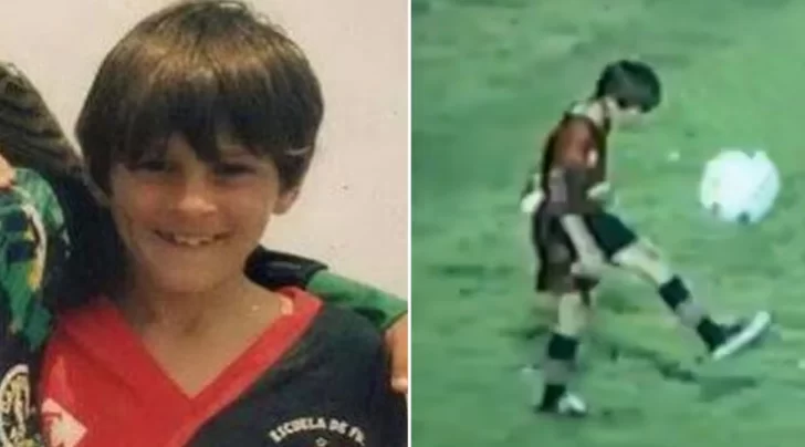 Apareció un video inédito de Lionel Messi con 9 años haciendo jueguitos en la cancha de Newell’s