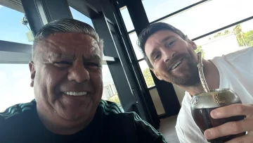 Chiqui Tapia visitó a Messi en Miami y le dedicó un posteo