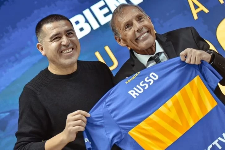 Russo fue presentado como nuevo DT de Boca