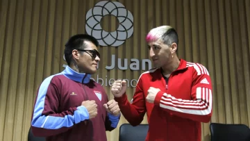 Con el pesaje de “Pacman” Fernández y Abdallah, se presentó la velada de box en el Cantoni Con el pesaje de “Pacman” Fernández y Abdallah, se presentó la velada de box en el Cantoni