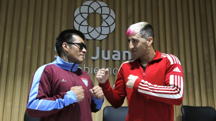 Con el pesaje de “Pacman” Fernández y Abdallah, se presentó la velada de box en el Cantoni Con el pesaje de “Pacman” Fernández y Abdallah, se presentó la velada de box en el Cantoni