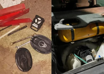 Detuvieron a dos sujetos y un menor que desvalijaron un auto y trasladaban el botín en un carrito Detuvieron a dos sujetos y un menor que desvalijaron un auto y trasladaban el botín en un carrito